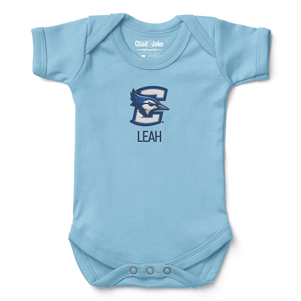 Newborn & Infant Chad Jake Creighton Bluejays Personalized Team Logo Bodysuit