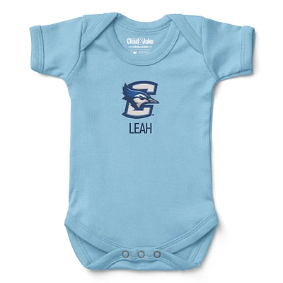 Newborn & Infant Chad Jake Creighton Bluejays Personalized Team Logo Bodysuit