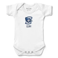 Newborn & Infant Chad Jake Creighton Bluejays Personalized Team Logo Bodysuit
