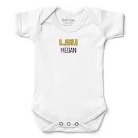 Newborn & Infant Chad Jake LSU Tigers Personalized Team Logo Bodysuit