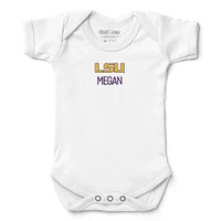 Newborn & Infant Chad Jake LSU Tigers Personalized Team Logo Bodysuit