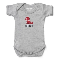 Newborn & Infant Chad Jake Ole Miss Rebels Personalized Team Logo Bodysuit