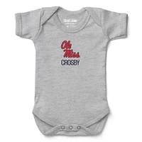 Newborn & Infant Chad Jake Ole Miss Rebels Personalized Team Logo Bodysuit