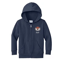 Toddler Chad & Jake  Navy Auburn Tigers Personalized Full-Zip Hoodie