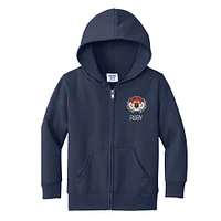 Toddler Chad & Jake  Navy Auburn Tigers Personalized Full-Zip Hoodie