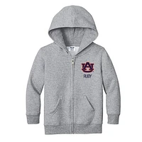 Toddler Chad & Jake Auburn Tigers Personalized Full-Zip Hoodie