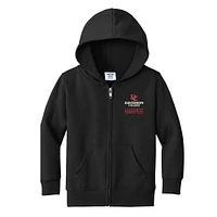 Toddler Chad & Jake Davidson Wildcats Personalized Full-Zip Hoodie