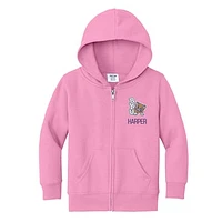 Toddler Chad & Jake BYU Cougars Personalized Full-Zip Hoodie
