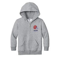 Toddler Chad & Jake  Gray Florida Gators Personalized Full-Zip Hoodie