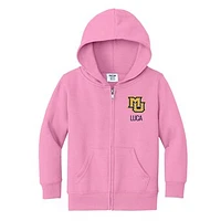 Toddler Chad & Jake Marquette Golden Eagles Personalized Full-Zip Hoodie