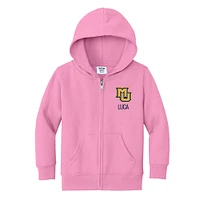 Toddler Chad & Jake Marquette Golden Eagles Personalized Full-Zip Hoodie