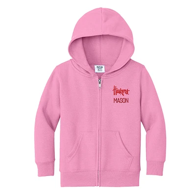 Toddler Chad & Jake Nebraska Huskers Personalized Full-Zip Hoodie