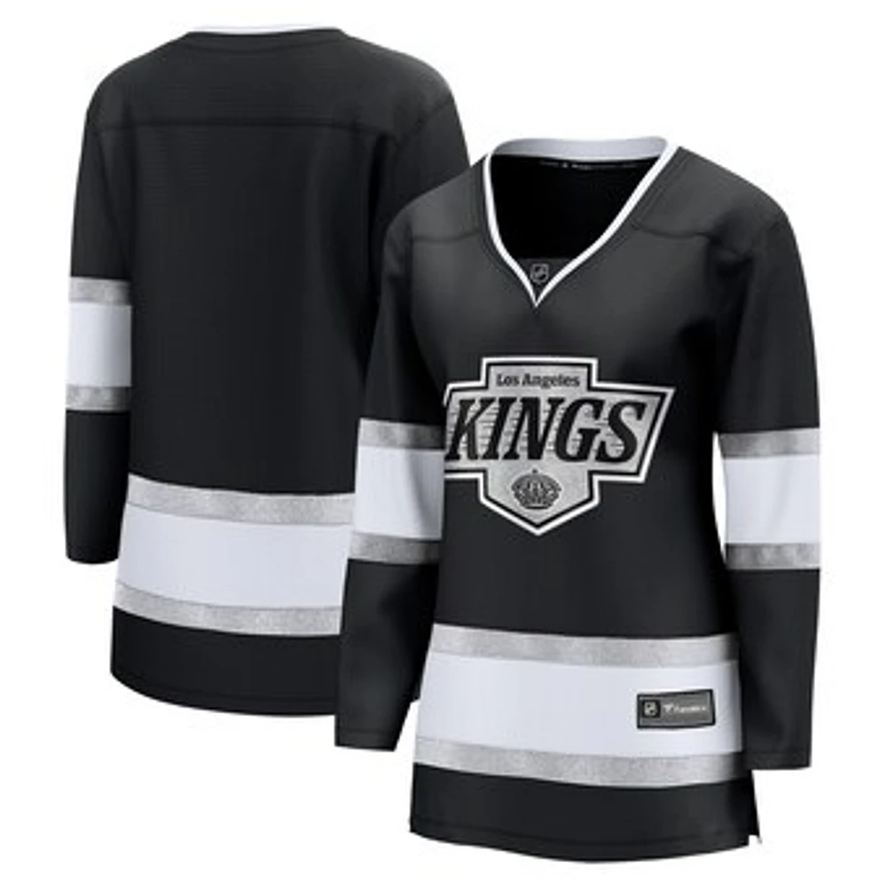 Women's Fanatics Black Los Angeles Kings Home Breakaway Jersey