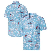 Women's Reyn Spooner  Light Blue Philadelphia Phillies Pua Performance Polo