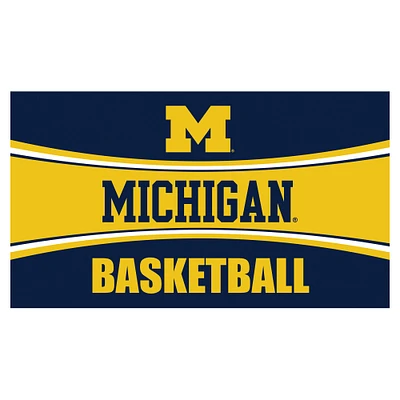 Michigan Wolverines 28" x 16" Basketball Trapper Door Mat