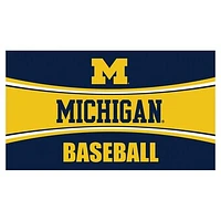 Michigan Wolverines 28" x 16" Baseball Trapper Door Mat