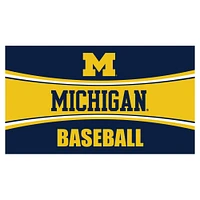 Michigan Wolverines 28" x 16" Baseball Trapper Door Mat