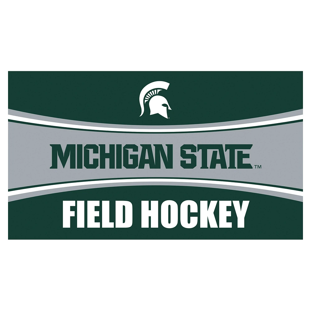 Michigan State Spartans 28" x 16" Field Hockey Trapper Door Mat