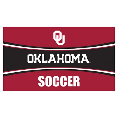 Oklahoma Sooners 28" x 16" Soccer Trapper Door Mat
