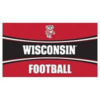 Wisconsin Badgers 28" x 16" Football Trapper Door Mat