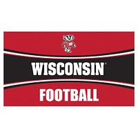 Wisconsin Badgers 28" x 16" Football Trapper Door Mat