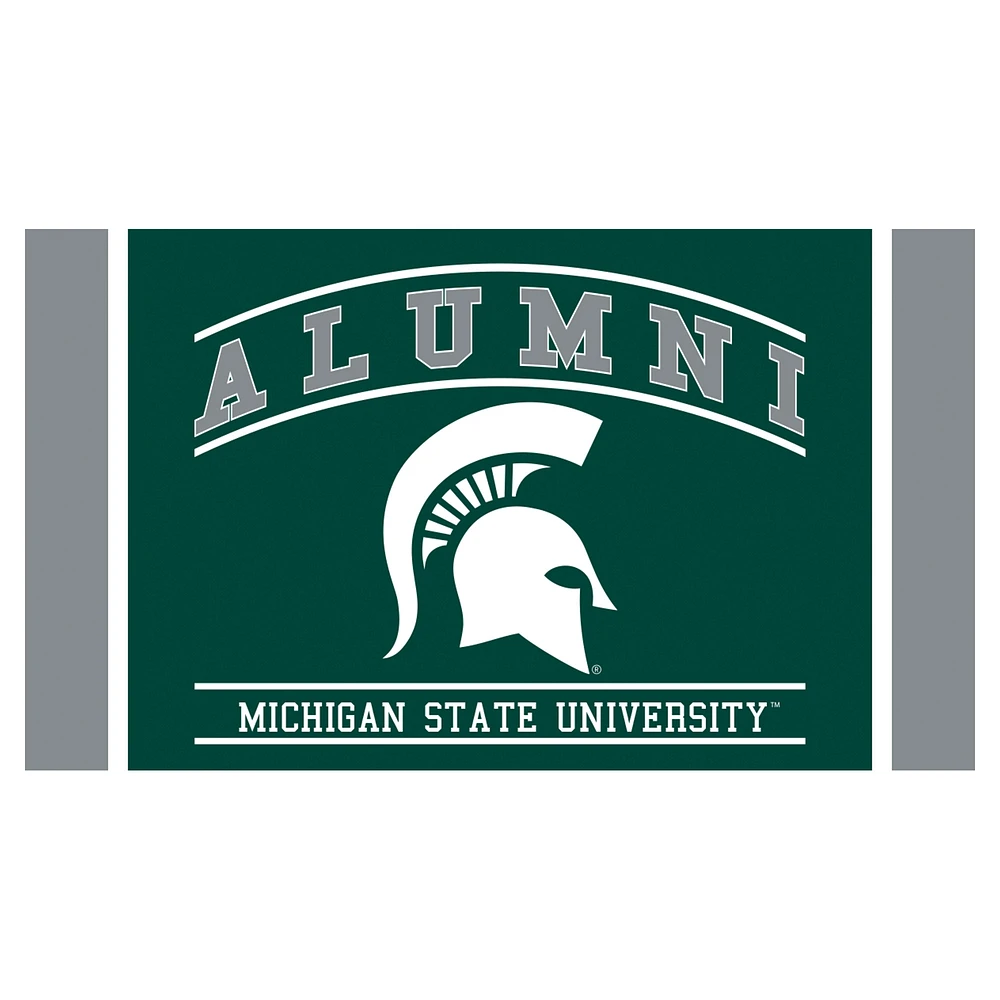 Michigan State Spartans 28" x 16" Alumni Turf Door Mat