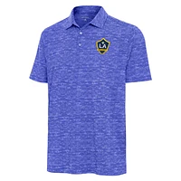 Men's Antigua  Heather Royal LA Galaxy Static Polo