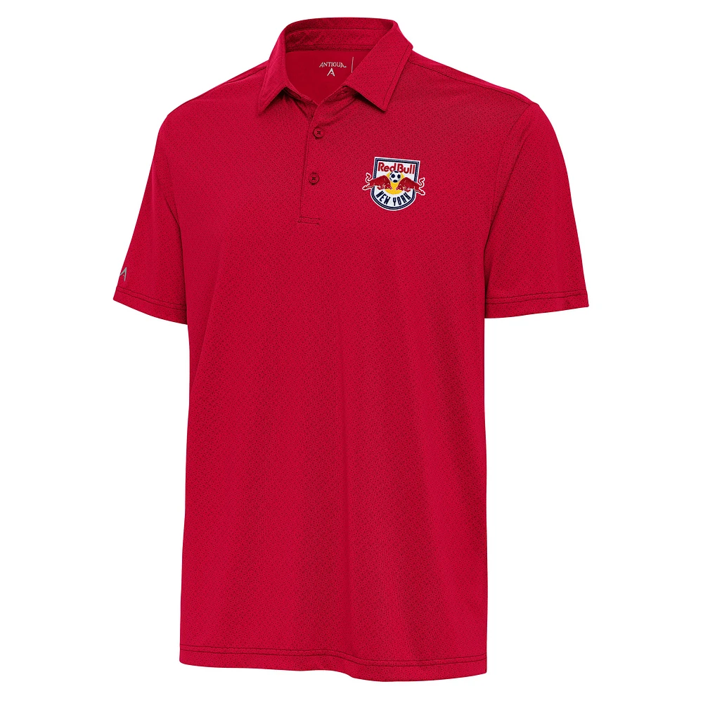 Men's Antigua Red New York Bulls Whirl Polo