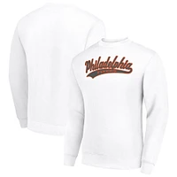 Men's Starter  White Philadelphia Flyers Tailsweep City Pullover Sweatshirt