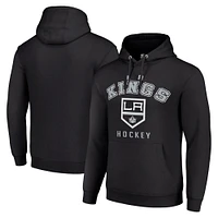 Men's Starter Black Los Angeles Kings  Logo Pullover Hoodie