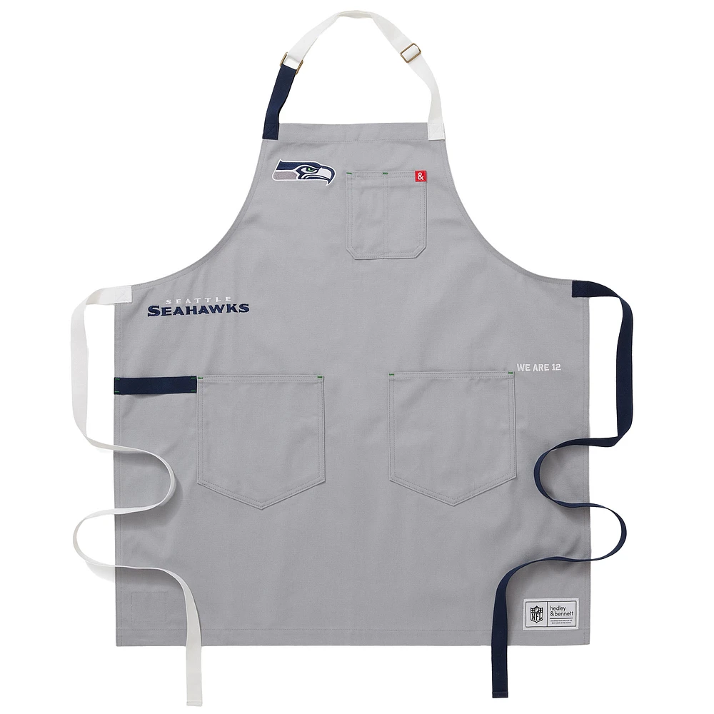 Hedley & Bennett Gray Seattle Seahawks The Essential Apron