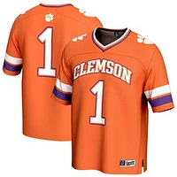 Unisex GameDay Greats #1 Orange Clemson Tigers Lightweight Collegiate Football Fashion Jersey