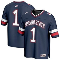Youth GameDay Greats #1 Navy Fresno State Bulldogs Lightweight Collegiate Football Fashion Jersey