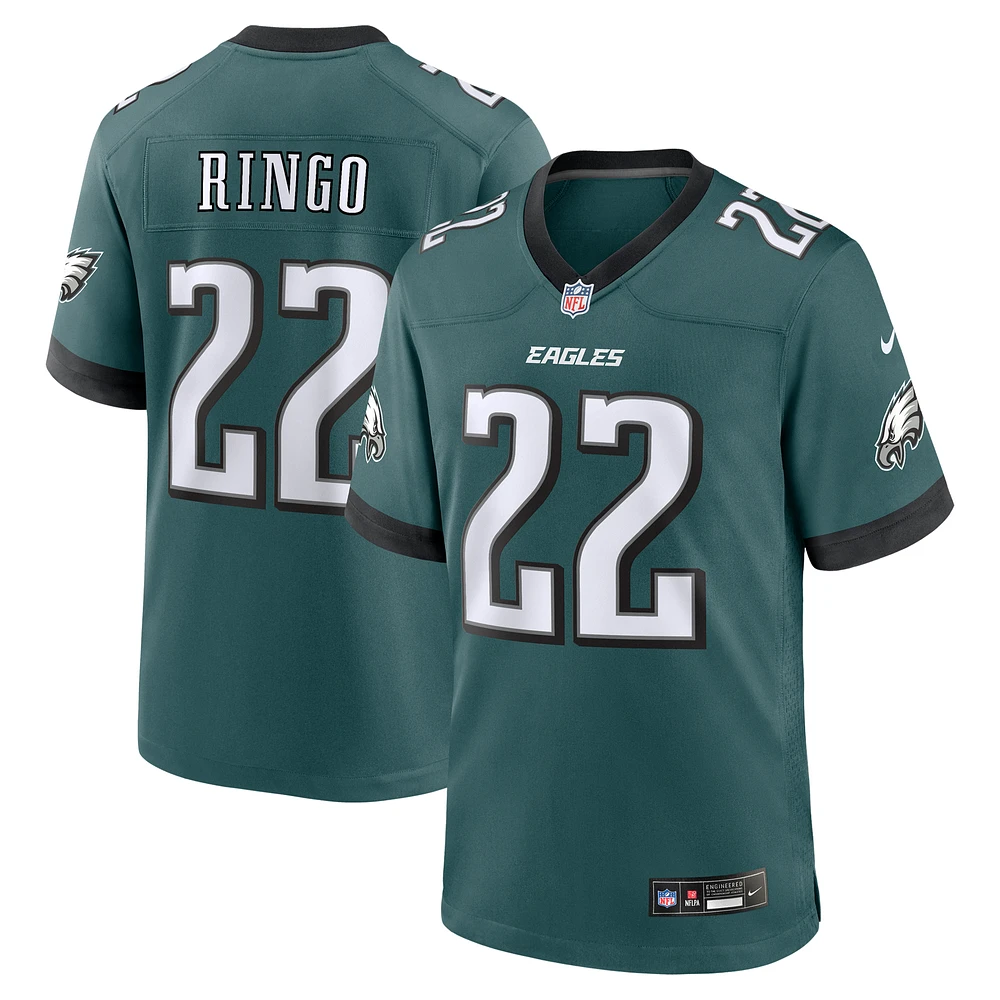 Men's Nike Kelee Ringo Midnight Green Philadelphia Eagles Team Game Jersey