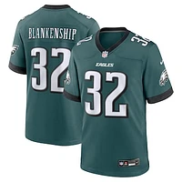 Men's Nike Reed Blankenship Midnight Green Philadelphia Eagles Team Game Jersey