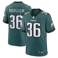 Men's Nike Tristin McCollum Midnight Green Philadelphia Eagles Team Game Jersey