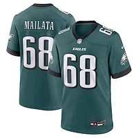 Men's Nike Jordan Mailata Midnight Green Philadelphia Eagles Team Game Jersey