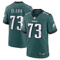 Men's Nike Le'Raven Clark Midnight Green Philadelphia Eagles Team Game Jersey