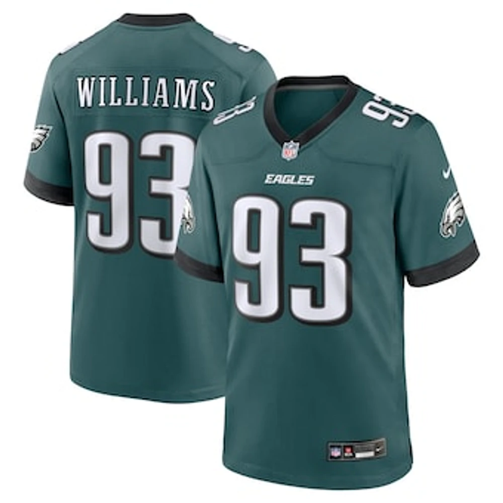 Men's Nike Milton Williams Midnight Green Philadelphia Eagles Team Game Jersey