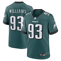 Men's Nike Milton Williams Midnight Green Philadelphia Eagles Team Game Jersey