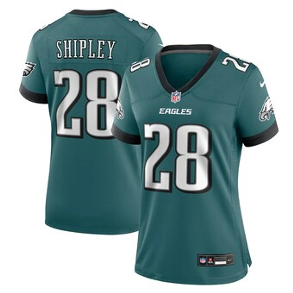 Women's Nike Will Shipley Midnight Green Philadelphia Eagles Team Game Jersey