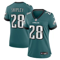 Women's Nike Will Shipley Midnight Green Philadelphia Eagles Team Game Jersey