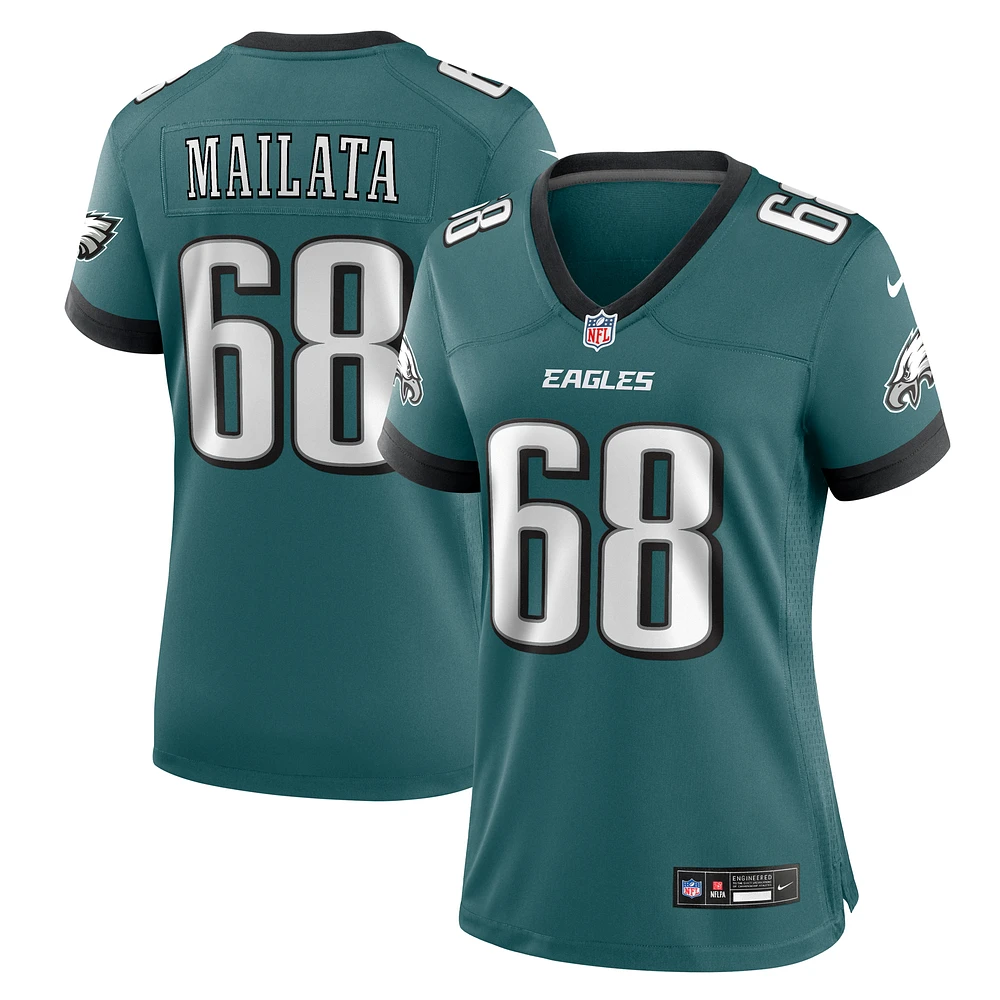 Women's Nike Jordan Mailata Midnight Green Philadelphia Eagles Team Game Jersey