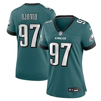 Women's Nike Moro Ojomo Midnight Green Philadelphia Eagles Team Game Jersey