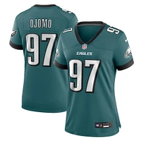 Women's Nike Moro Ojomo Midnight Green Philadelphia Eagles Team Game Jersey