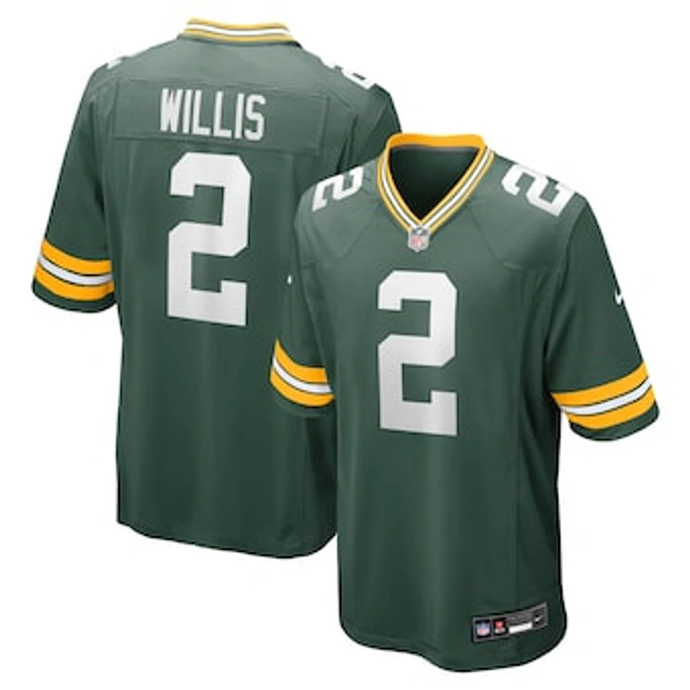 Men's Nike Malik Willis  Green Bay Packers Game Jersey