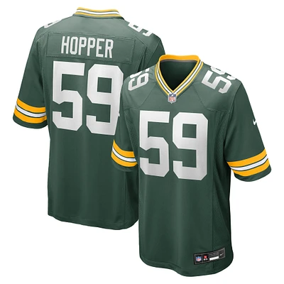 Men's Nike Ty'Ron Hopper  Green Bay Packers Game Jersey