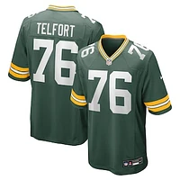 Men's Nike Kadeem Telfort  Green Bay Packers Game Jersey