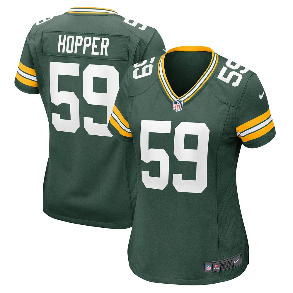 Women's Nike Ty'Ron Hopper  Green Bay Packers Game Jersey