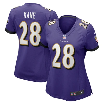 Women's Nike Sanoussi Kane  Purple Baltimore Ravens Game Jersey